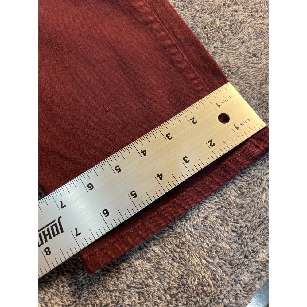 Lauren Ralph Lauren Burgundy Straight Leg Stretch Pants 16W Wine Red - Picture 9 of 16